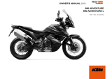 KTM 890 Adventure L 2021 取扱説明書