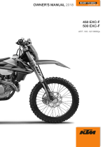 KTM 500 EXC-F 2018 取扱説明書