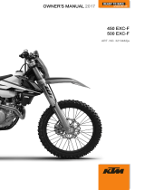 KTM 450 EXC-F 2017 取扱説明書