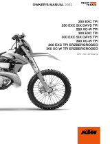 KTM 250 XC-W TPI 2022 取扱説明書