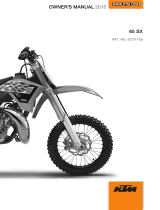 KTM 65 SX 2015 取扱説明書