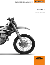 KTM 350 EXC-F 2017 取扱説明書