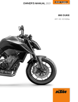 KTM 890 Duke L 2021 取扱説明書