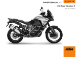 KTM 1290 Super Adventure R 2017 取扱説明書