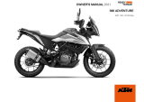 KTM 390 Adventure 2021 取扱説明書