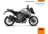 KTM 1290 SUPER DUKE GT 2018 取扱説明書