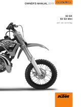 KTM 50 SX 2015 取扱説明書