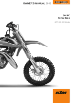 KTM 50 SX MINI 2018 取扱説明書