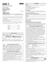 Korg GM-1 Group Metronome Ear Worn 取扱説明書