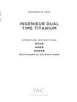 IWC ingenieur dual time titanum reference 3264 Operating Instructions Manual