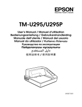 Epson TM-U295 Series ユーザーマニュアル