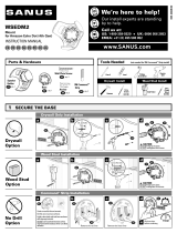 Sanus WSEDM2 インストールガイド