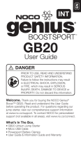 NOCO GB20 2.0 ユーザーガイド