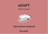 KREAFUNK aDAPT Wall Charger ユーザーマニュアル