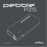 Veho Pebble PZ5 Portable Power Bank ユーザーマニュアル