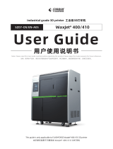 Flashforge WaxJet 400/410 Industrial Grade 3D Printer ユーザーガイド