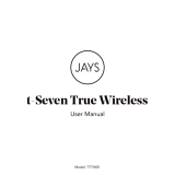 JAYS T7TW01 T-Seven True Wireless Earbuds ユーザーマニュアル
