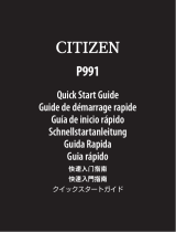 Citizen P991 Smart Watch ユーザーマニュアル