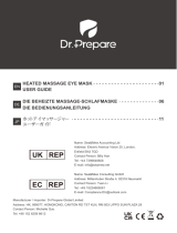 Dr Prepare DMEM-0BK01-US Heated Massage Eye Mask ユーザーガイド