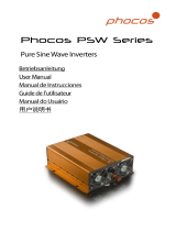 Phocos PSW Series Pure Sine Wave Inverters ユーザーマニュアル