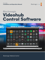 Blackmagic Videohub Control Software  ユーザーマニュアル