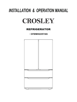 Crosley CFDMH2257AS Refrigerator ユーザーマニュアル