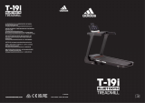 Adidas T-19i Bluetooth Folding Treadmill ユーザーマニュアル
