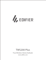 EDIFIER TWS200 Plus True Wireless Stereo Earbuds ユーザーガイド