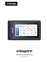 Topdon ArtiDiag800 BT Professional Diagnostic Tool ユーザーマニュアル