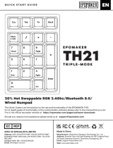 EPOMAKER Th21 Triple-Mode Numpad ユーザーガイド