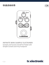 TC Electronic INFINITE MINI SAMPLE SUSTAINER クイックスタートガイド