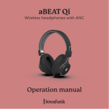 KREAFUNK aBEAT Qi Wireless Headphone ユーザーマニュアル