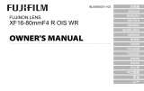 Fujifilm XF16-80mmF4 R OIS WR Fujinon Lens 取扱説明書