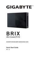 Gigabyte GB-BNIP-N100 BRIX Ultra Compact PC Kit ユーザーガイド