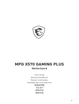 MSI MPG x570 Gaming Plus Motherboard ユーザーマニュアル