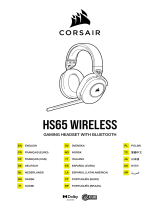 Corsair HS65 Wireless Gaming Headset ユーザーマニュアル