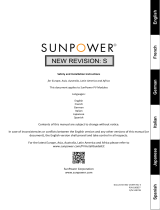 SunPower SPR-E Series Semi Flexible Solar Panel PV Modules ユーザーマニュアル