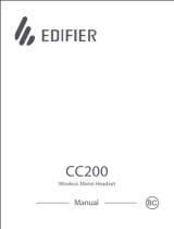 EDIFIER CC200 Wireless Mono Headset ユーザーマニュアル