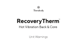 Therabody RecoveryTherm Hot Vibration Back and Core ユーザーマニュアル