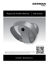 Garmin EFB-W526 Plasma Air Purifier Wall Fan ユーザーマニュアル