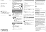 Sony VPLL-Z4111 Projection Lens ユーザーマニュアル