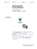 Endres+Hauser Cerabar PMC51B Short Instruction