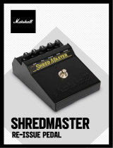 Marshall PEDL-00102 Overdrive Shredmaster Pedal ユーザーガイド