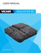 VICAIR ADJUSTER 02 Wheelchair Cushion ユーザーマニュアル