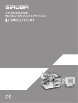 Siruba 700KS LF-D6K1 Instruction book