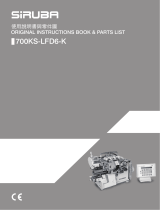 Siruba 700KS LF-D6K Instruction book