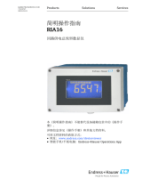 Endres+Hauser KA RIA16 Short Instruction