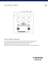 TC Electronic DUAL WRECK PREAMP クイックスタートガイド