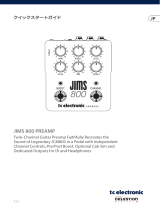 TC Electronic JIMS 800 PREAMP クイックスタートガイド
