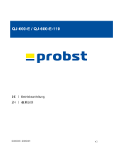 probst QJ-600-E-110 ユーザーマニュアル